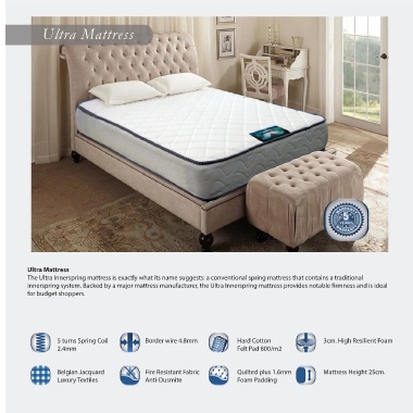 <p>Hotel-quality mattress</p>